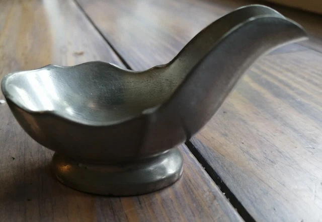 Repose-pipe Ancien En étain - Porte-pipe Décoratif - Longueur 86,3mm - Occasion