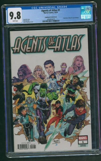 Agents Of Atlas #1 Pagulayan Variant Cover CGC 9.8 1ST APP ISAAC IKEDA