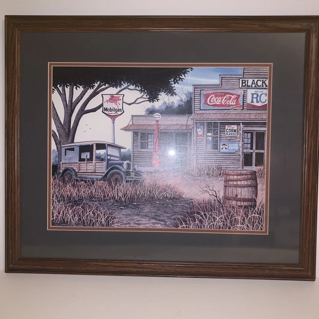 Americana Picture Gas Station Coca Cola Black’s Mercantile 9612 E15
