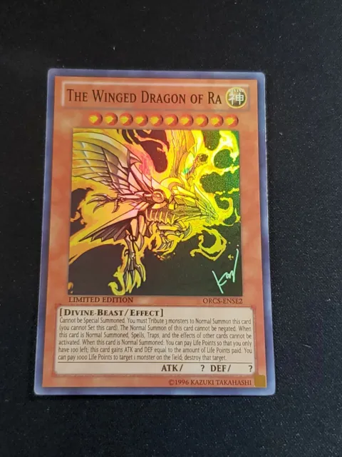 Yu-Gi-Oh! TCG The Winged Dragon of Ra Order of Chaos: Special Edition ORCS-ENSE…