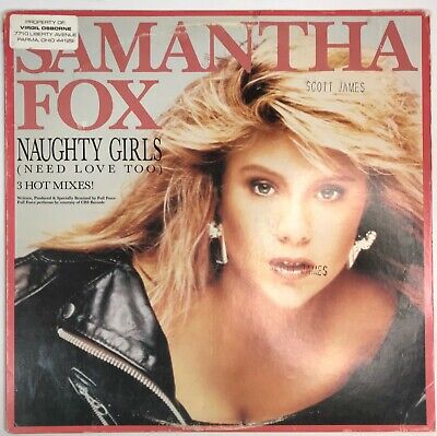 Samantha Fox : Naughty Girls (Need Love Too) 12" Vinyl 1987