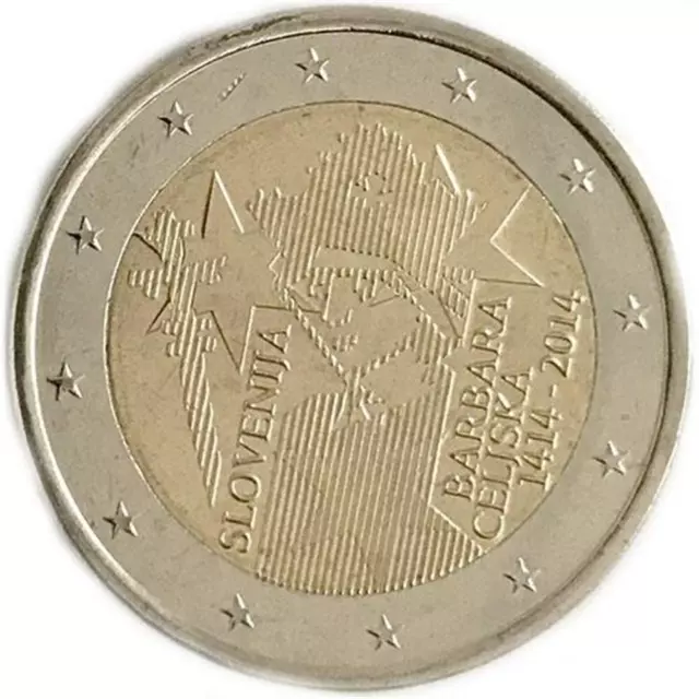 2 euro Slovenia 2014 Incoronazione Barbara Celjska