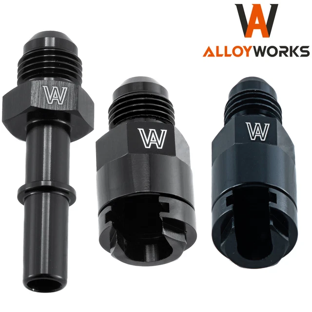 6AN FUEL RAIL Line Fitting Connect Kit For C5 Corvette LS Swap Fuel