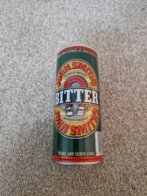 Vintage 1970'S/80S John Smith's Bitter Empty Can Breweriana Pub Decor Mancave