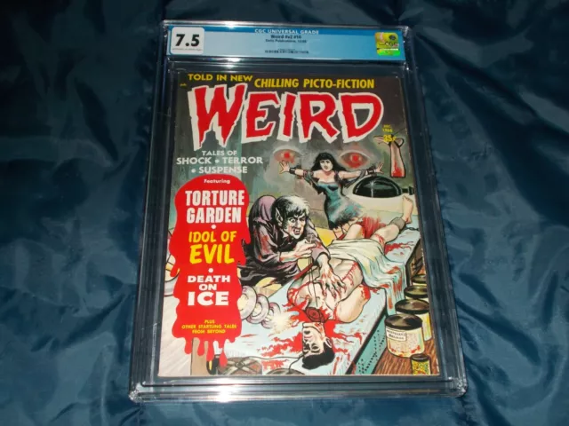 Weird  Vol.2 #10  CGC 7.5 VF- (Eerie Publications-12/68) 6th in Census!