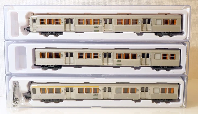 Set 3 Voitures Voyageurs RIB 70 – Jouef HJ4152 – SNCF – Échelle HO – Neuf
