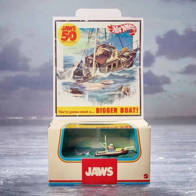 HOT WHEELS JAWS Set 50th Anniversary SDCC 2025 IN HAND