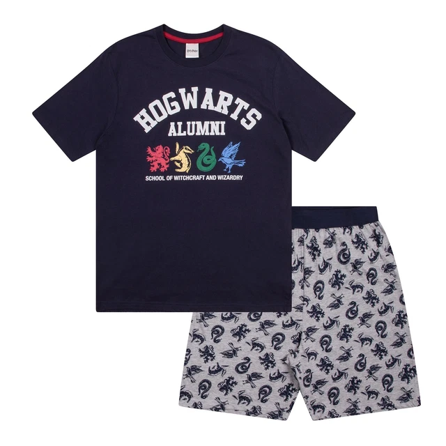 Pyjama Fille Harry Potter - Haut Manches Courtes Et Short, Motif Poudlard, été - 10
