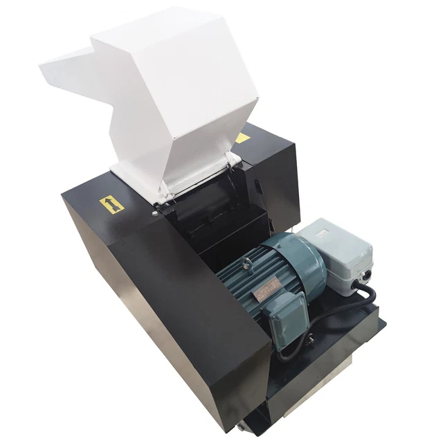 220V Strong Plastic Grinder Granulator Plastic Reshaping Machine White 400-type