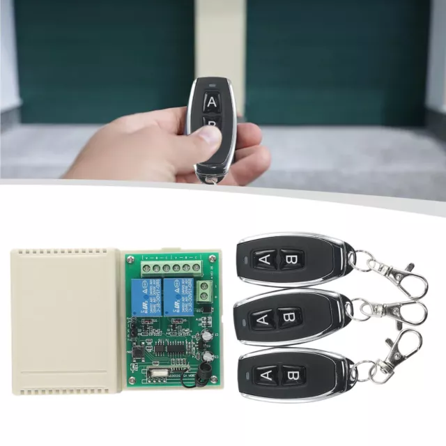 Relay Wireless Gate Garage Door Opener,Remote Control 3x Transmitter Part