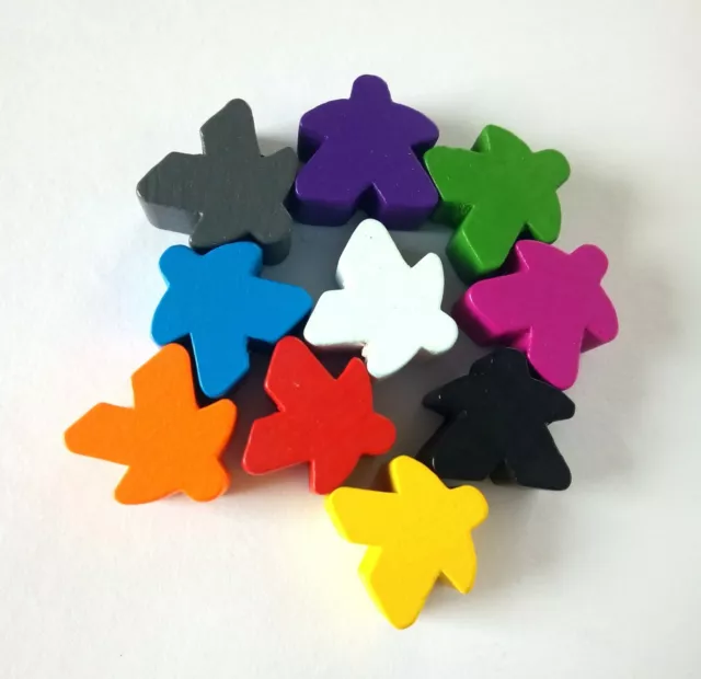 Meeples Trophy - can be customised / personalised! - meeple on dice board  game