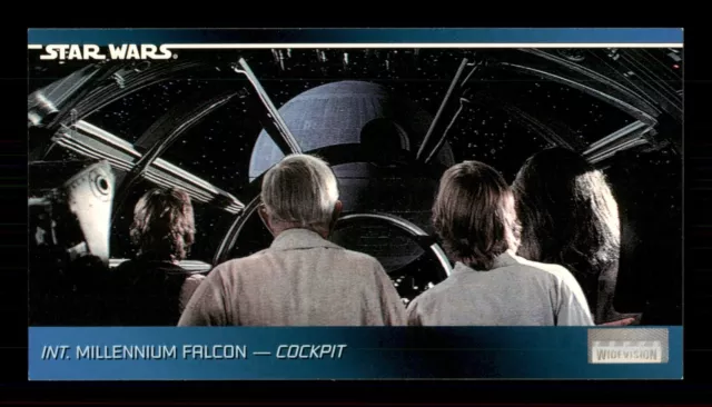 Int Millennium Falcon Cockpit 61 Star Wars 1994 Topps WideVision Trading Card TC