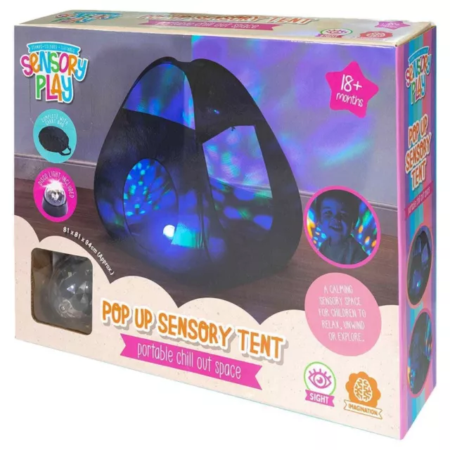 NEW Sensory Play Pop Up Sensory Tent Portable Chill Out Calming Autism