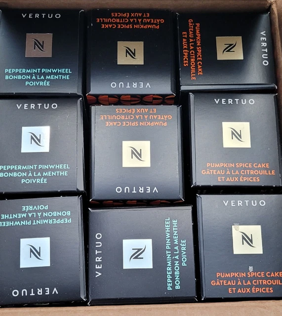 Nespresso Pumpkin Spice Cake And Peppermint Pinwheel LE Vertuo Pods Nespresso Pumpkin Spice Cake And Peppermint Pinwheel LE Vertuo Pods