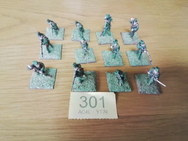 28mm French Indian War English Rangers Metal, Rodgers Rangers