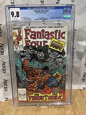 Fantastic Four 320 CGC Graded 9.8 Hulk Vs Thing Marvel Comics 1988 New Slab