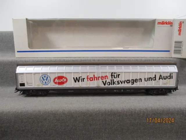 Märklin Spur H0 48031 Güterwagen Großraum-Schiebewandwagen der DB in OVP