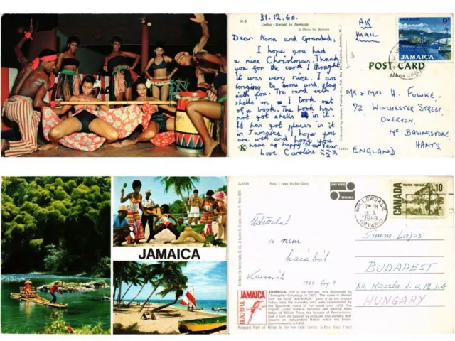 JAMAICA CARIBBEAN ISLAND 19 Vintage Postcards Mostly pre-1960 (L5028)