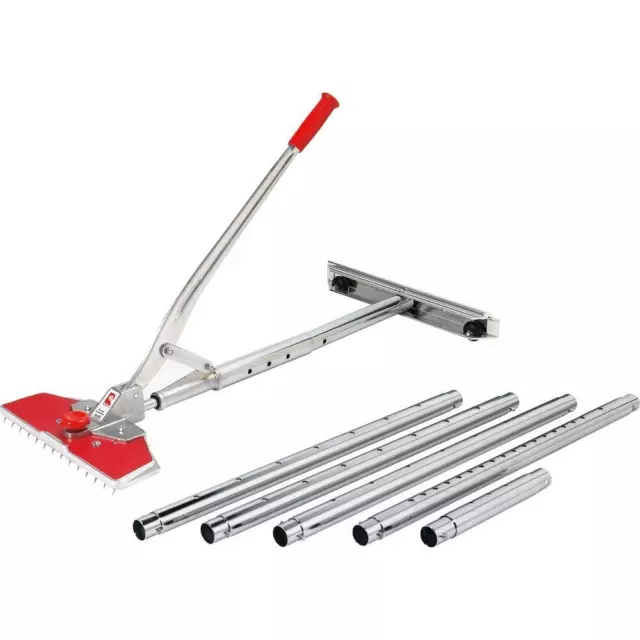 Roberts 8-Piece Junior Power Carpet Stretcher Kit Rolling Case Stretching New Roberts 8-Piece Junior Power Carpet Stretcher Kit Rolling Case Stretching New