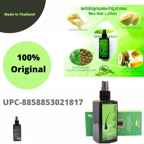 100% Natural Herb Hair Growth Neo Hair Lotion Root Hair Loss Treatment Thai Au