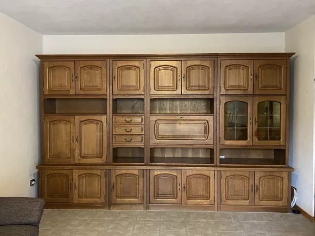 Wohnzimmerschrank Massiv Eiche