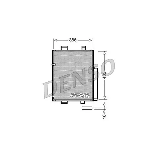 DENSO DCN35001 - Kondensator, Klimaanlage