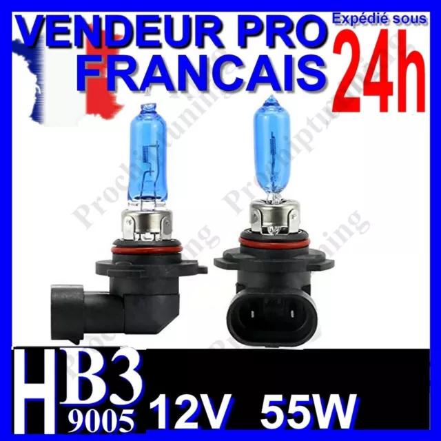 Ampoule Hb3 Xenon 55W Lampe 9005 Pour Voiture Feu Super White Phare 12V 6500K