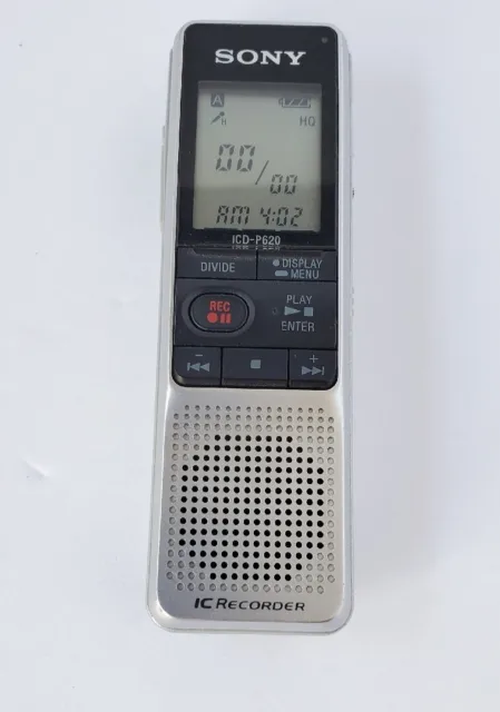 Sony ICD-P620 Handheld Digital Voice Recorder (260 hours recording time!)