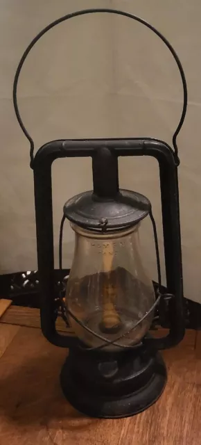 Vintage C.T. Ham Mfg Co No. 0 Clipper Tubular Kero Oil Lantern Lamp Light