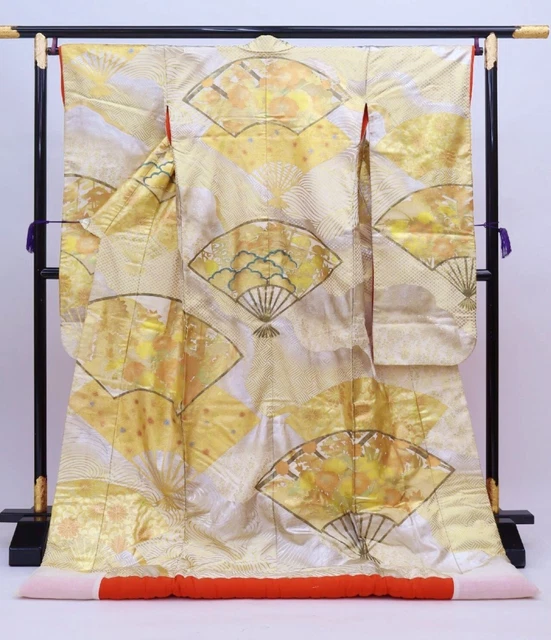 Japanese Kimono Uchikake Wedding Pure Silk  japan 296