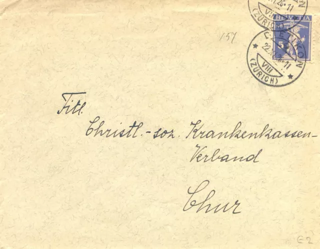 Mail von Dietikon 1926 - Tellknabe 157