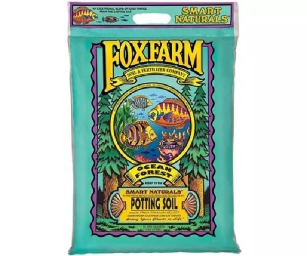 1 Bag Fox Farm Ocean Forest Organic Soil 12 Qt Quart SAVE $$ W/ BAY HYDRO $$