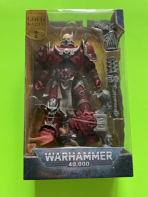 MCFARLANE WARHAMMER 40K Chaos Space Marine Word Bearer Gold Label 7 