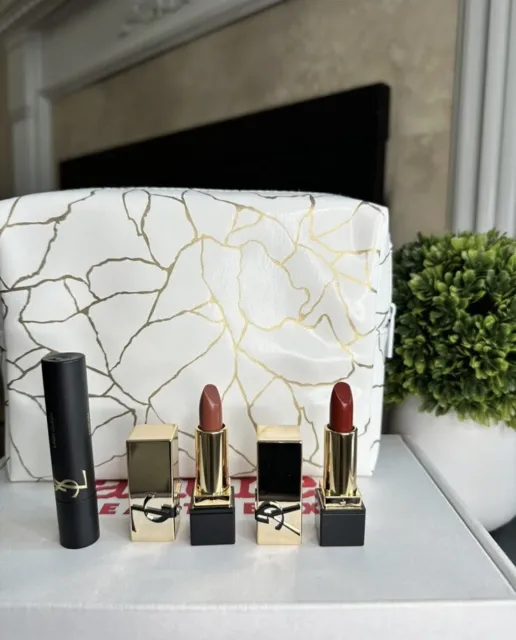 Yves Saint Laurent Rouge Pur Couture Lipstick + Lash Clash Mascara Mini Gift Set 3
