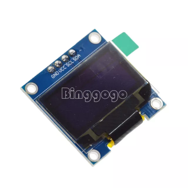 0.96" Blue &Yellow I2C IIC 128X64 OLED Serial LCD LED Display Module for Arduino 2