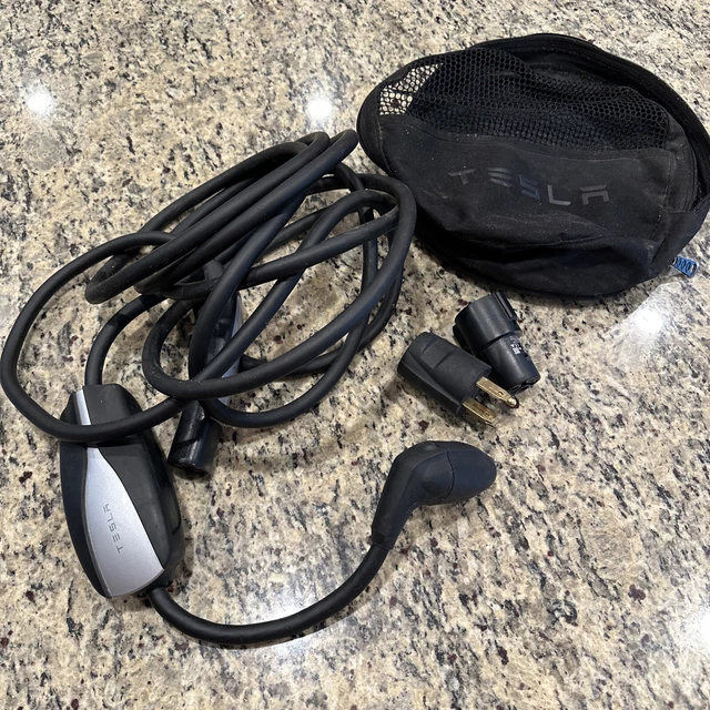 Tesla Corded Mobile Connector charging Cable with built-in 14-50 Nema Plug