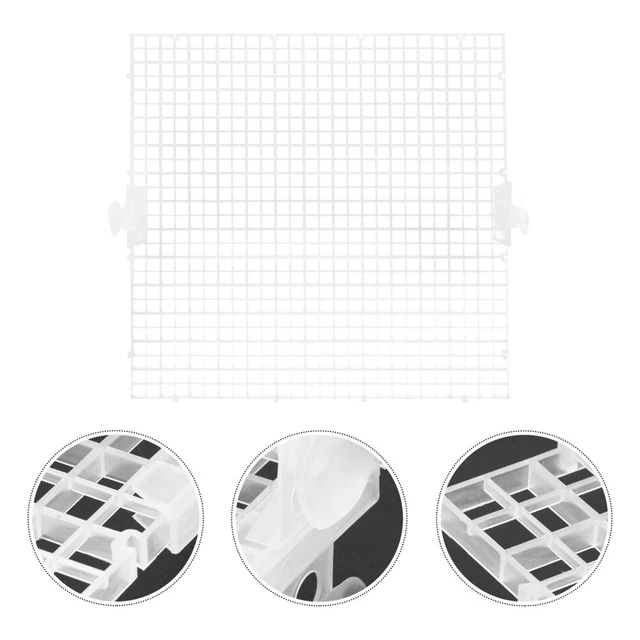8 Pcs Aquarium Divider Panels Fish Tank Isolation Board Plastic Bowls Plate