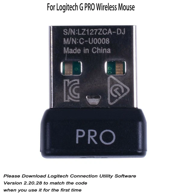USB Receiver Adapter For Logitech G304/G305 Pairing Wireless - Foto 7