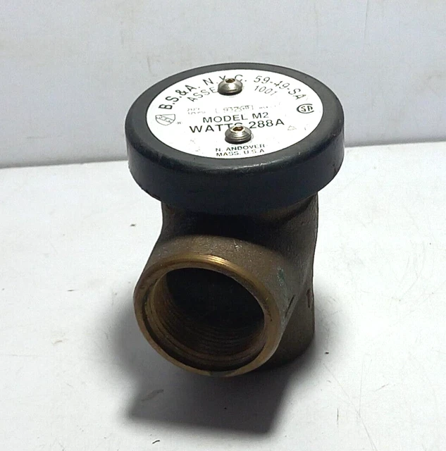 Watts 288A Modello M2 Vuoto Interruttore 125PSI 212 ◦ F 93260
