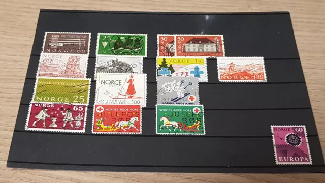 Konvolut / Lot 3 - alte Briefmarken aus Norwegen - Norge