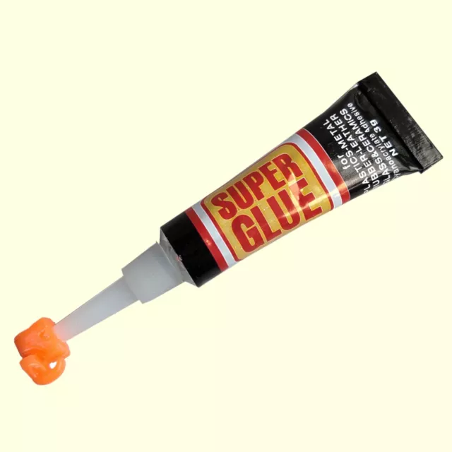 Super Glue Wood Rubber Metal Glass Cyanoacrylate Adhesive Instant Strong Bond 3g 3