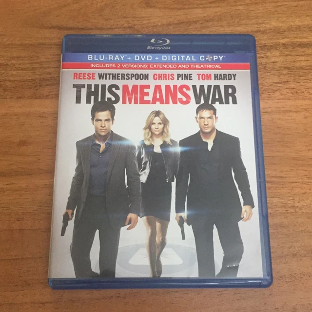 THIS MEANS WAR (Bluray/DVD/Digital) Reese Witherspoon Chris Pine EUR