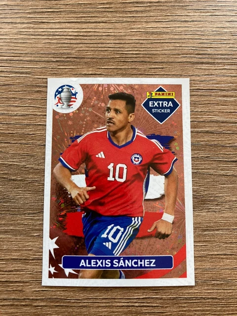 Sanchez Stickers PANINI, 2024 USA Cup, Alexis Sanchez Chile Sanchez Extra Bronze Sticker ...