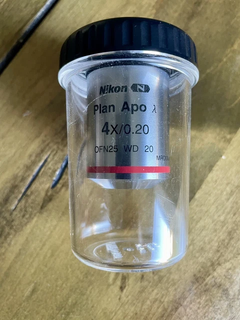 Nikon Plan Apo 4x/0.20 Microscope Objective (READ DESCRIPTION)