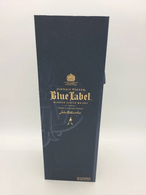 Jonnie Walker Blue Label Blended Scotch Whisky 750ml Empty Box Only