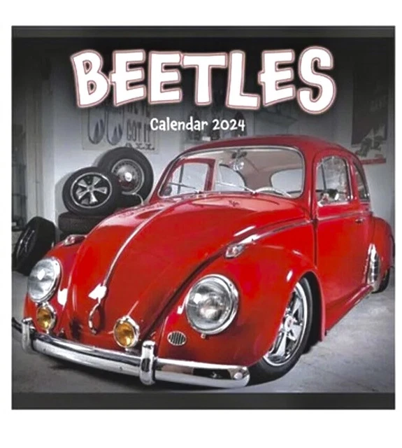 2024 VW BEETLES Square Wall Calendars Volkswagen Calender Calendar