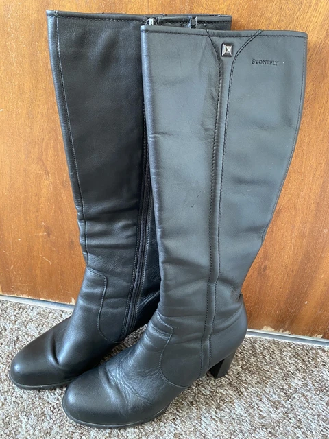 Bottes équitation CAVALLO Cuir Noir - Taille UK 5 / EU 38 - Occasion Bon état