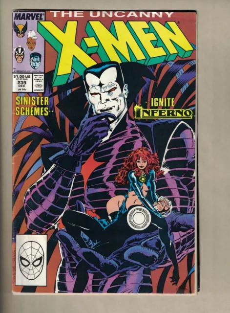 Marvel - X-Men - #239 - 1988 - Mr. Sinister Cover - ** Read Discription **