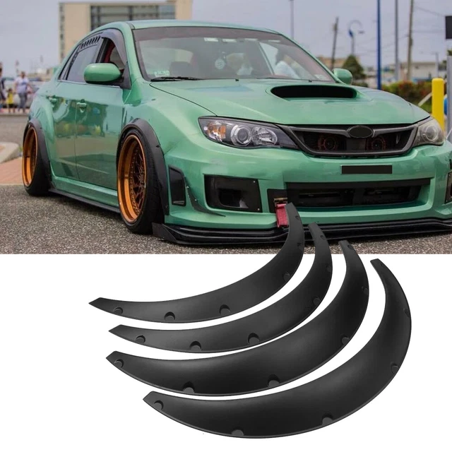 FOR SUBARU IMPREZA WRX STI Car Widened JDM Fender Flares Wheel Arch ABS