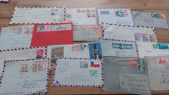 63 Briefe/ Karten MITTEL und SÜDAMERIKA